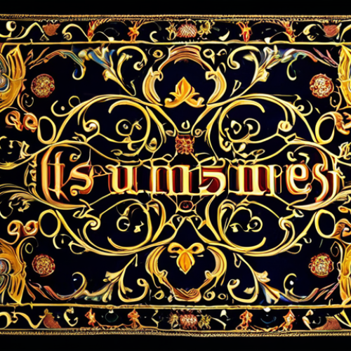 어휘력 증진을 위한 명언 활용 방법 - Image Prompt 1: The Luminous Tapestry of Words**