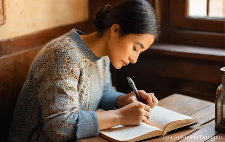 감정적인 연결을 위한 어휘 사용 - **Prompt 1: The Resonance of Words and Lasting Connections**
    A serene, diverse woman in her late...